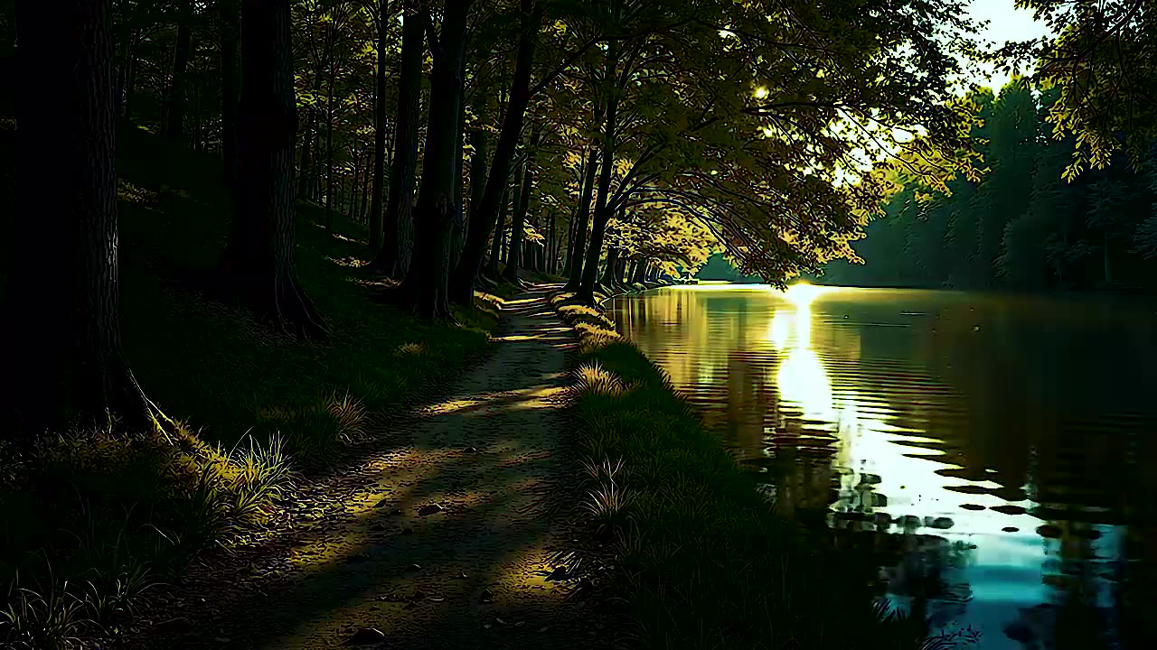 Relaxing Forest Symphony | Birds Chirping - Gentle Babbling of the Brook - Soft Rustle of Leaves