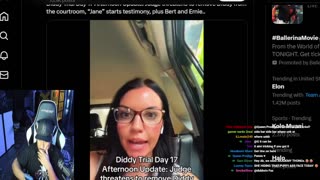Day 4/30. Diddy Trial Day 17. Jane Doe Set to take the stand... Is this 50 Baby Mama or Gina ?