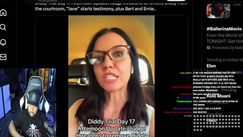 Day 4/30. Diddy Trial Day 17. Jane Doe Set to take the stand... Is this 50 Baby Mama or Gina ?