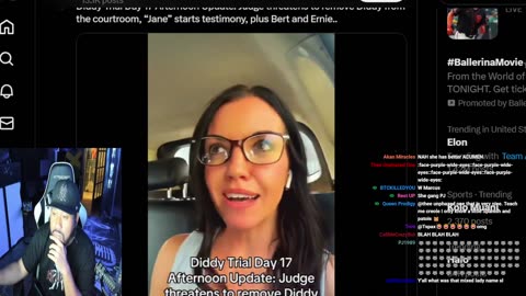 Day 4/30. Diddy Trial Day 17. Jane Doe Set to take the stand... Is this 50 Baby Mama or Gina ?