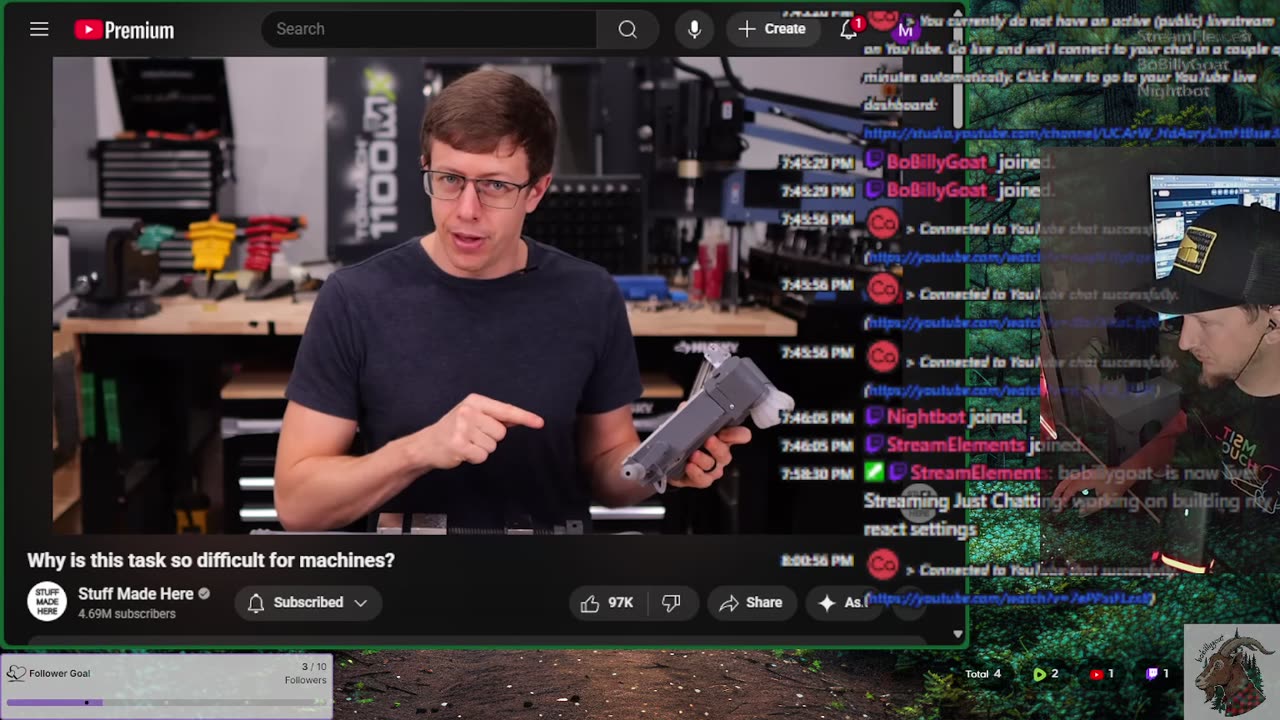 working on building my react settings