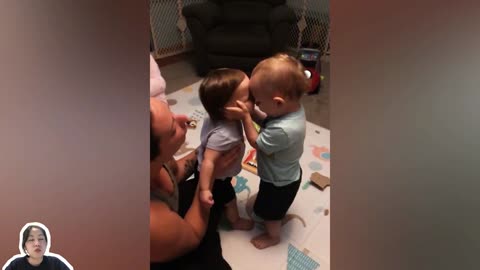 Twins Babies Doing The Funniest Things 😂 Cute Twin Baby Compilation || COOL PEACHY🍑 