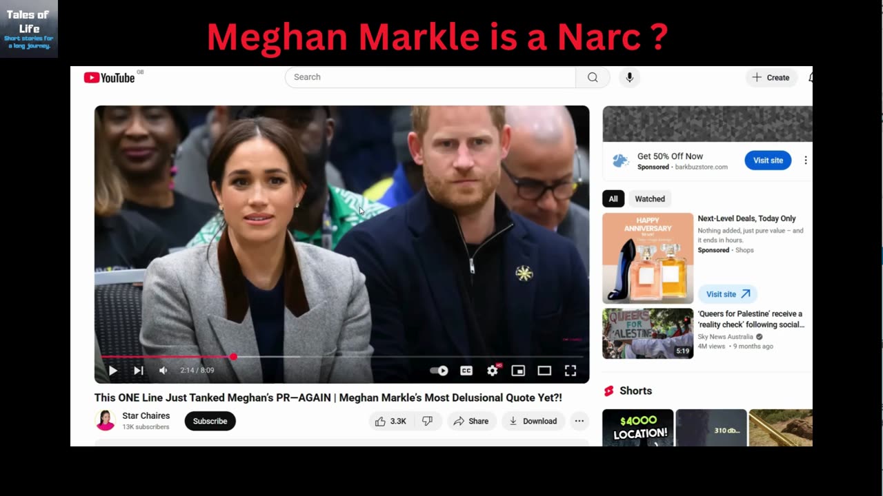 Meghan Markle is a narc ?