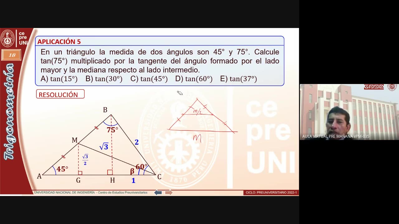 CEPRE UNI 2022 - 1 | Semana 02 | Trigonometría S2