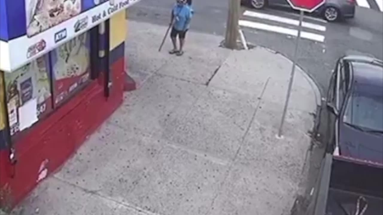 Police are looking for the driver who drove into a woman