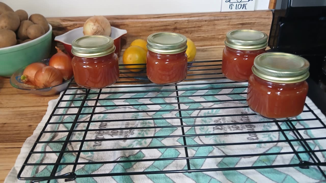 making jam with momma