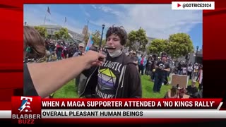 When A MAGA Supporter Attended A 'No Kings Rally'
