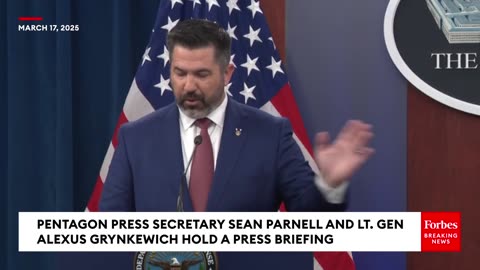 Pentagon Press Secretary Sean Parnell Holds First Briefing After US Strikes Houthi Targets