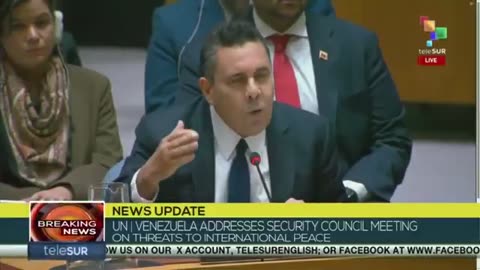 Venezuela at the UN: "We're in the presence of a classic example of war propaganda."