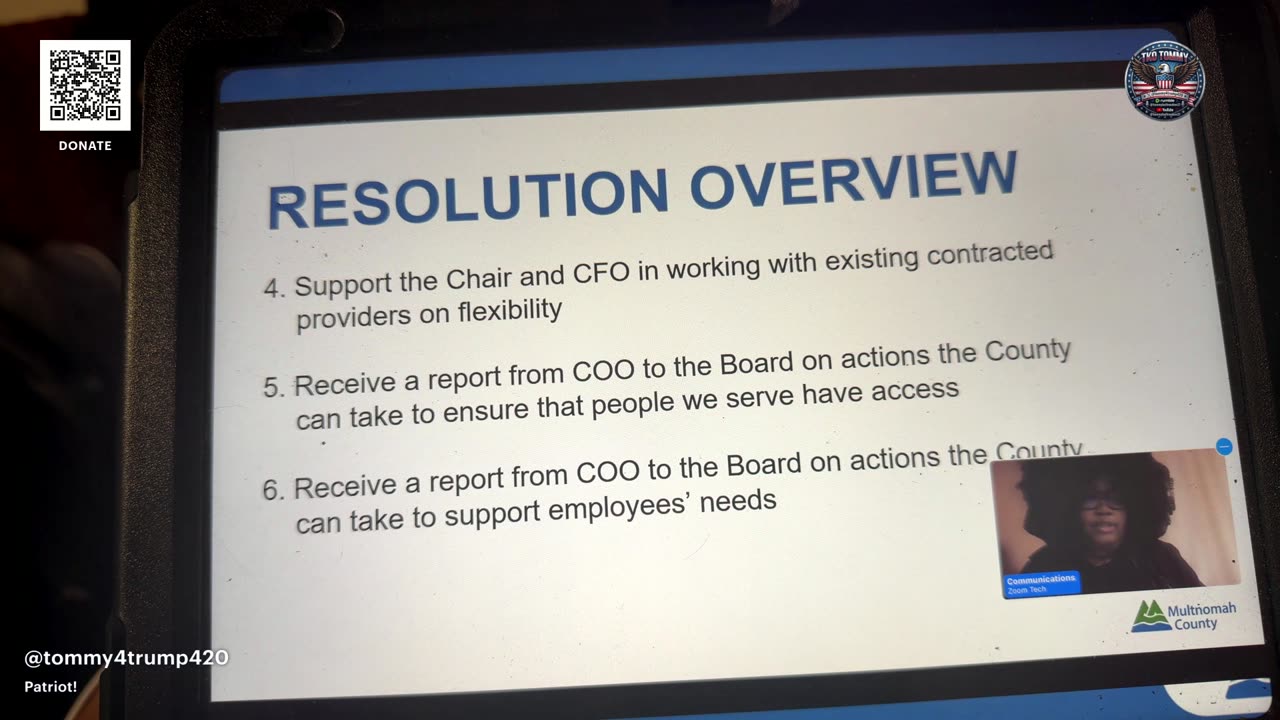 Virtual city council multnomah county!