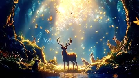 Enchanted Forest 🌳 music for calm & relaxation #Lofi #piano #peace #Study #Relax #Meditation #Unwind