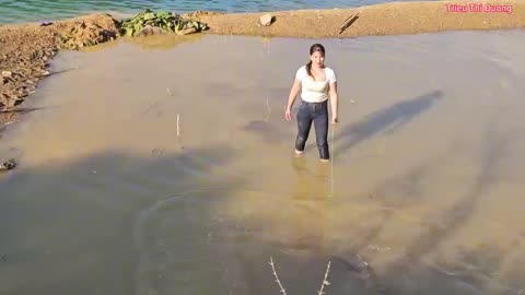 Daily lifestyle at village river near my place working cleaning cocking