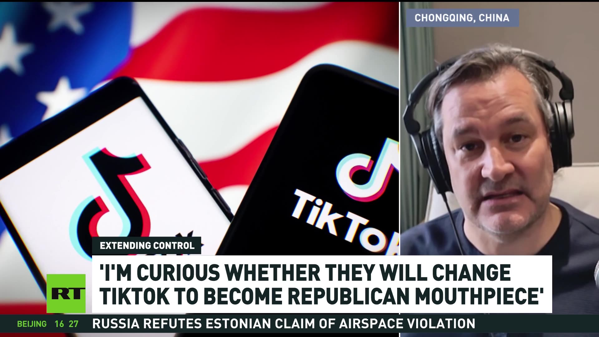 Im curious whether they will change TikTok to become Republican mouthpiece — Alex Reporterfy