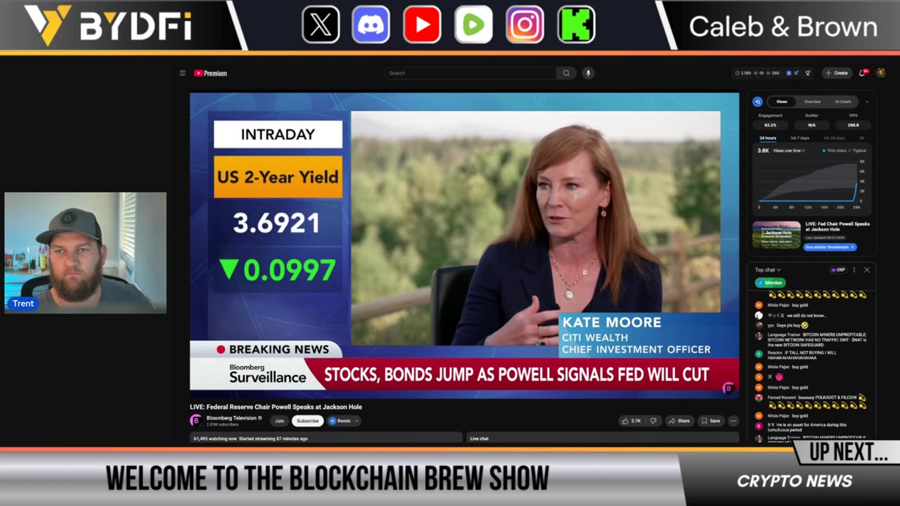 Will Jerome Powell Crash Crypto? BTC Live At Jackson Hole