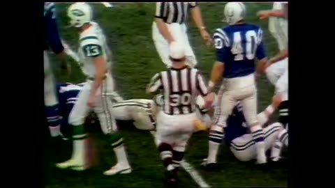 Super bowl # 3, New York Jets vs Baltimore Colts, January, 12 1969