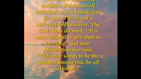 Give and Be a Servant