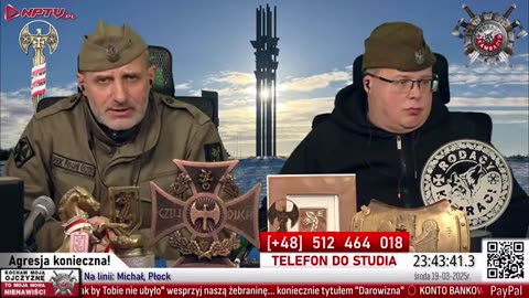 Agresja konieczna! Śr. 19.3.2025r. W. Olszański, M. Osadowski Rodacy Kamraci NPTV.pl