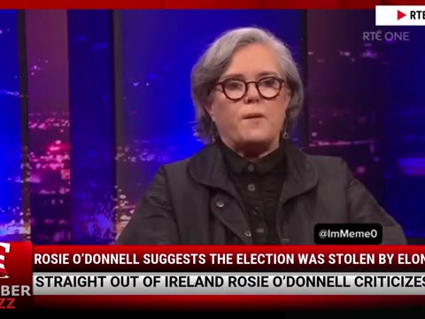Rosie O’Donnell Suggests The Election Was Stolen By Elon Musk