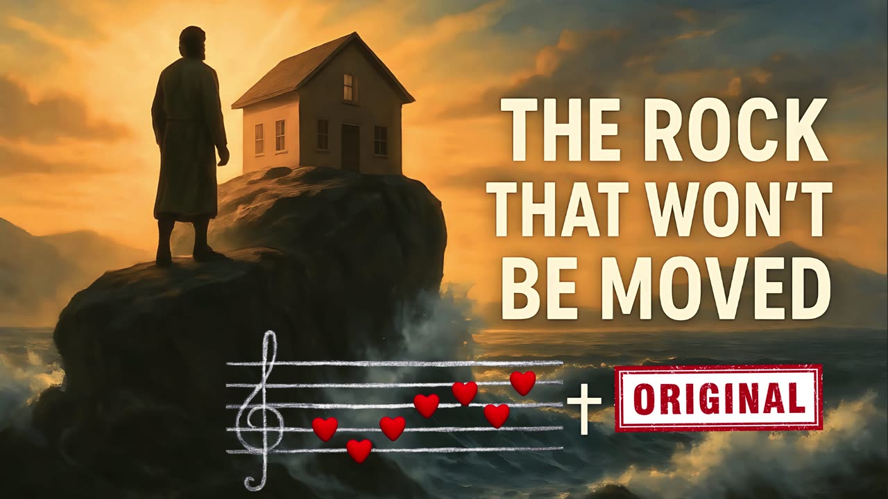 🎵 The Rock That Won’t Be Moved | Powerful Worship Song Inspired by Matthew 7:24 🙏✨