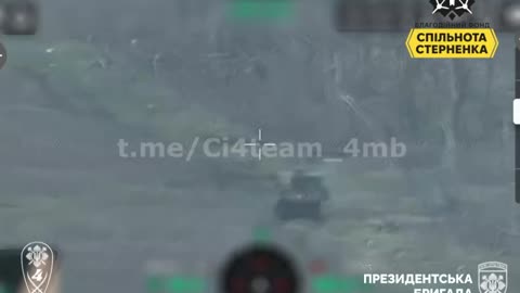 Destruction of Russian equipment by 4th Mechanized Battalion of the Presidential Brigade!