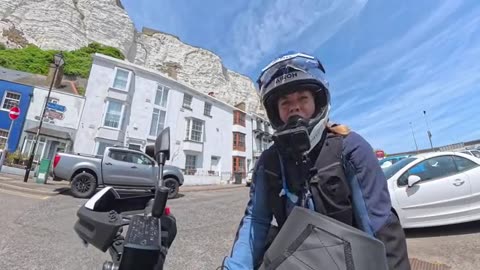 The Bike is not for her ,It is so Heavy