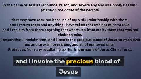 Deliverance Prayer to Break Soul Ties