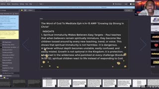 Power To Triumph || November 18, 2025 || “Growing Up Strong in Christ”