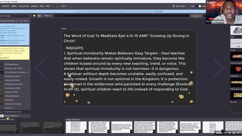 Power To Triumph || November 18, 2025 || “Growing Up Strong in Christ”