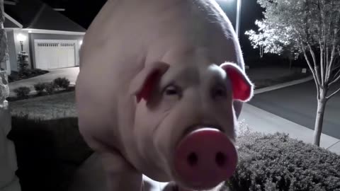 "POV: Babe the Pig Took a Wrong Turn to Your House"