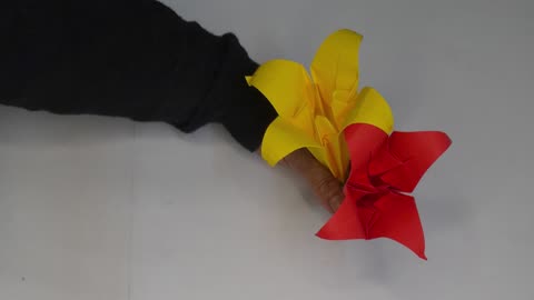 How to Make a Paper Lily | Elegant DIY Flower Craft Tutorial