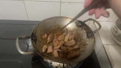 Vlog 2 Cooking With Crispy Fried Pork