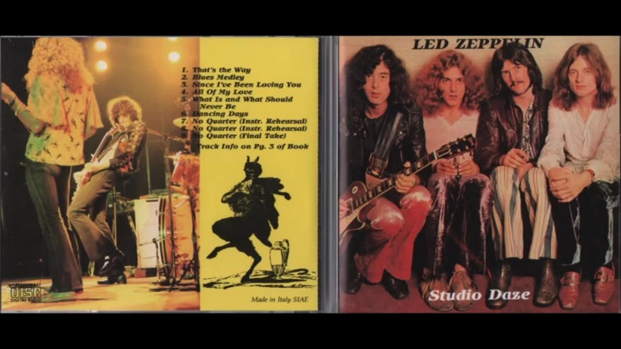 Led Zeppelin 275 Studio demo takes