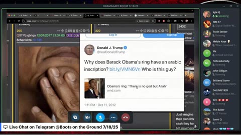 OBAMA called out by Tulsi Gabbard for TREASON, July 18
