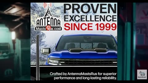 AntennaMastsRus Short Rubber Antenna fits Chevrolet Silverado 1500 (2006-2025),