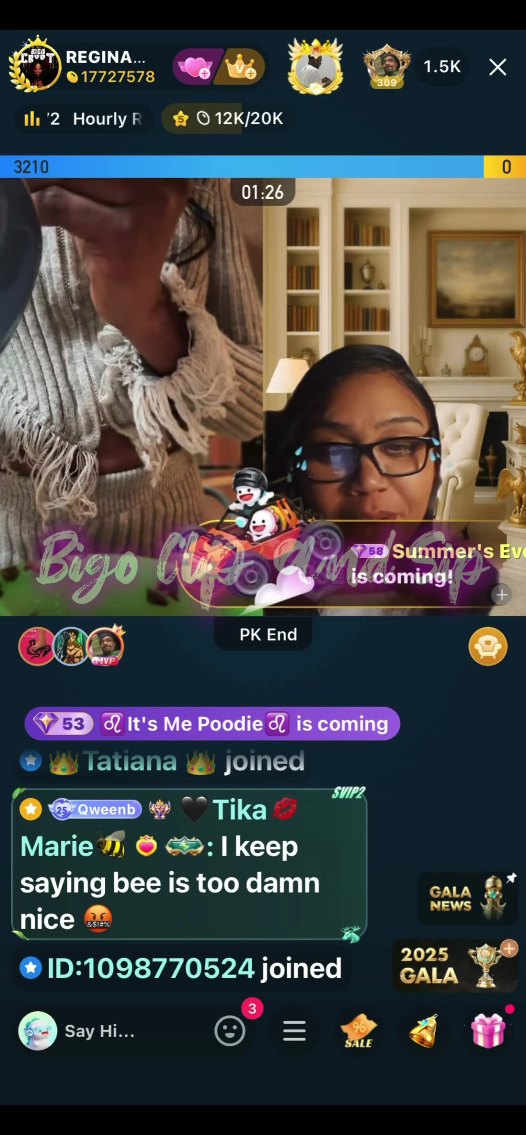 Liyah lines Mr D n talk about MadamLo n DreBaby 11/28/25 #bigoclipandsip