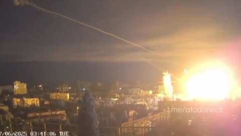 New footage of the missile attack on Kyiv on June 17.