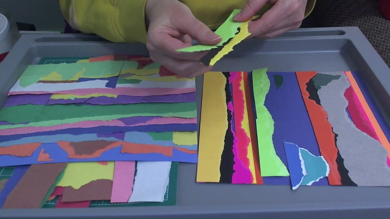 Ripped Paper Art!