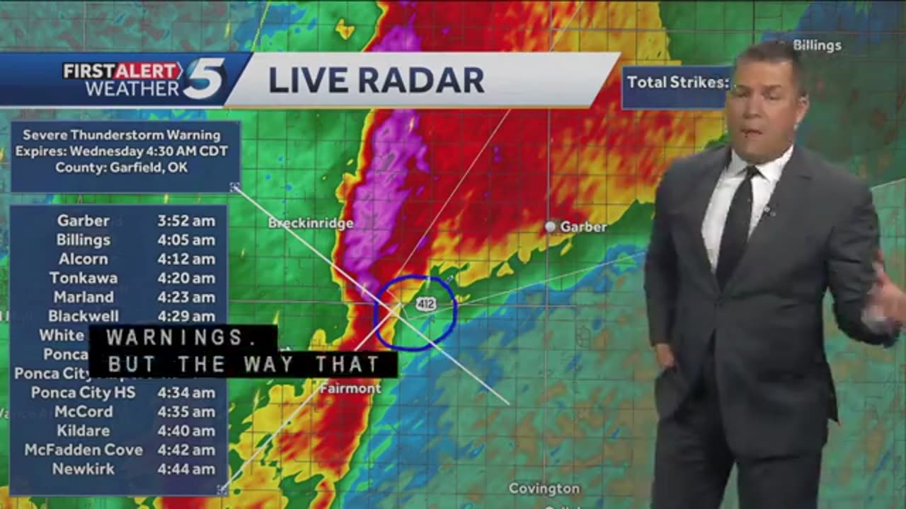 WATCH LIVE: Tornado watch issued in Oklahoma for Wednesday storm risk (April 2, 2025)