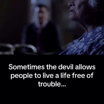 Sometimes the devil