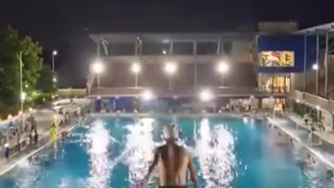 My best swimming