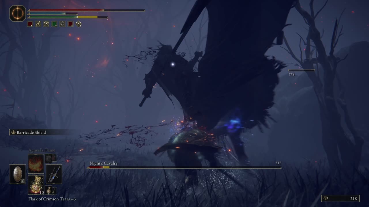 Elden Ring PC | Night's Cavalry in Consecrated Snowfield #eldenring #eldenringbosses #gaming