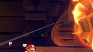 Super Mario Bros Wonder Wavy Ride Through Magma Tube