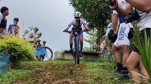 Muddy Slope Claims Mountain Biker