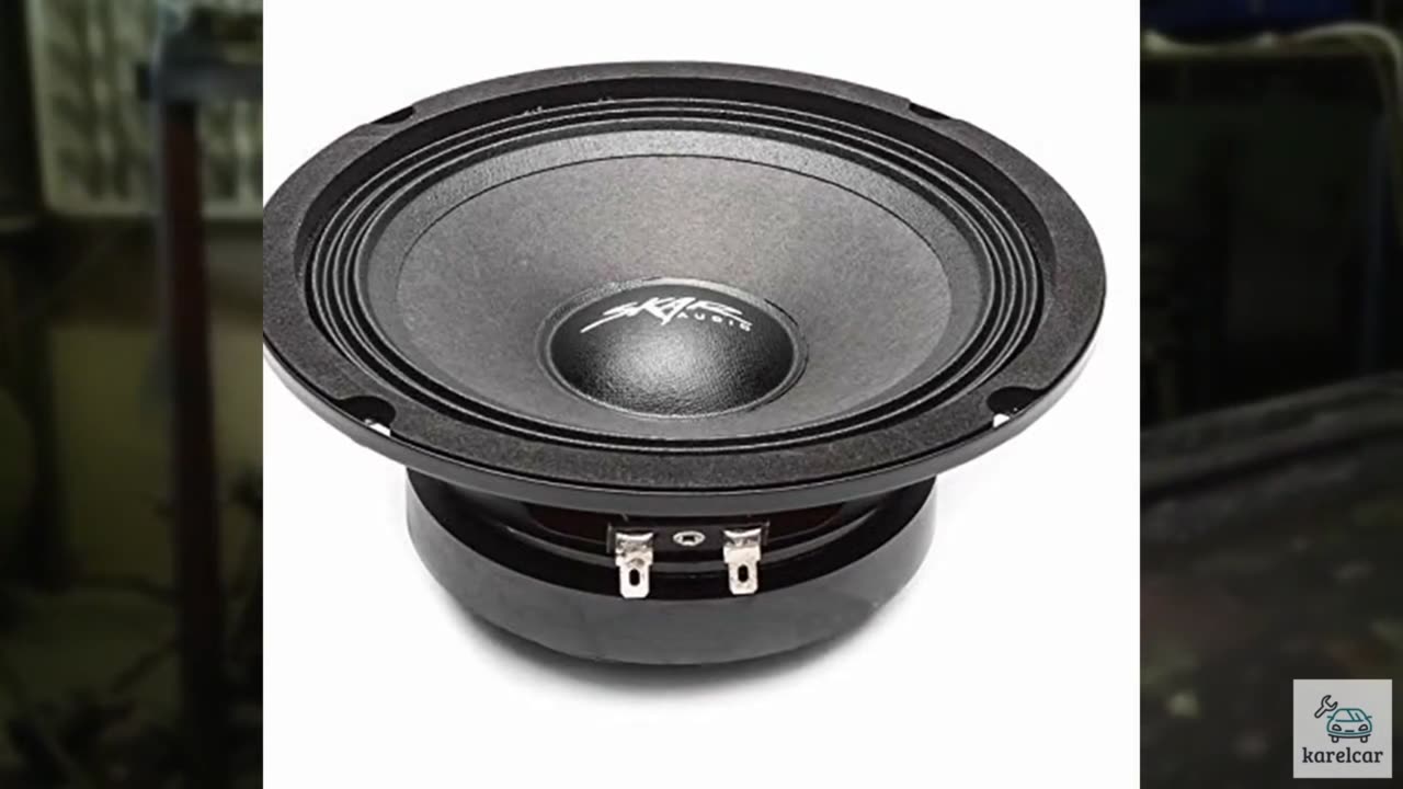 Skar Audio FSX65-4 6.5" 300 Watt 4 Ohm Pro Audio Midrange Loudspeaker, Each