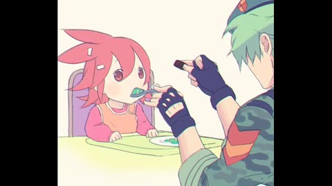 Flippy with baby Flaky
