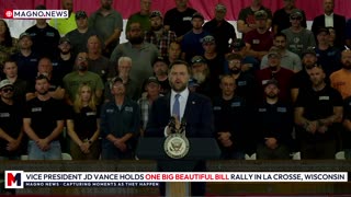🇺🇸 VP JD Vance Holds 'One Big Beautiful Bill' Rally at Steel Factory in La Crosse, Wisconsin