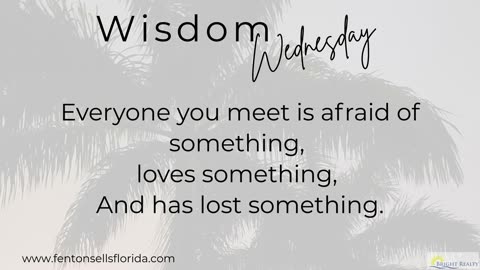 🌿 Wisdom Wednesday 🌿