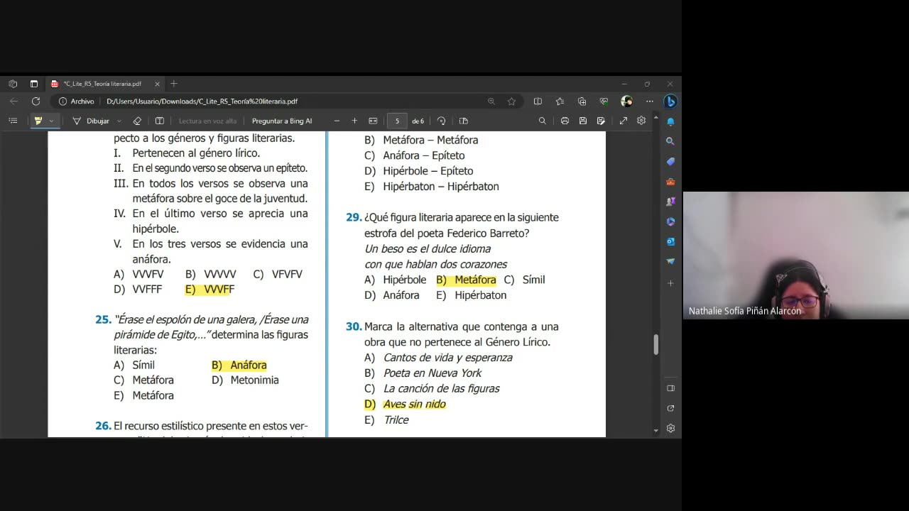PAMER SEMESTRAL 2023 | Repaso 5 | Literatura
