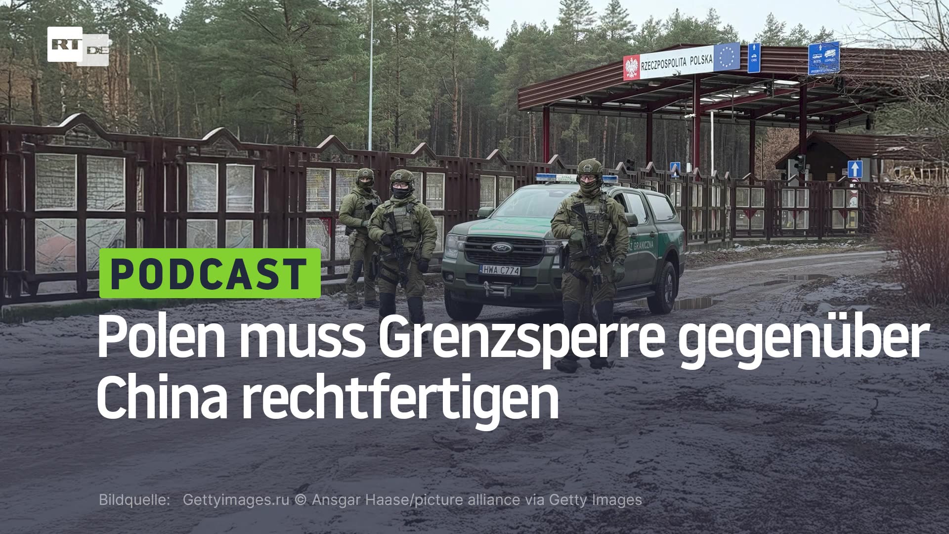 Polen muss Grenzsperre zu Weißrussland gegenüber China rechtfertigen