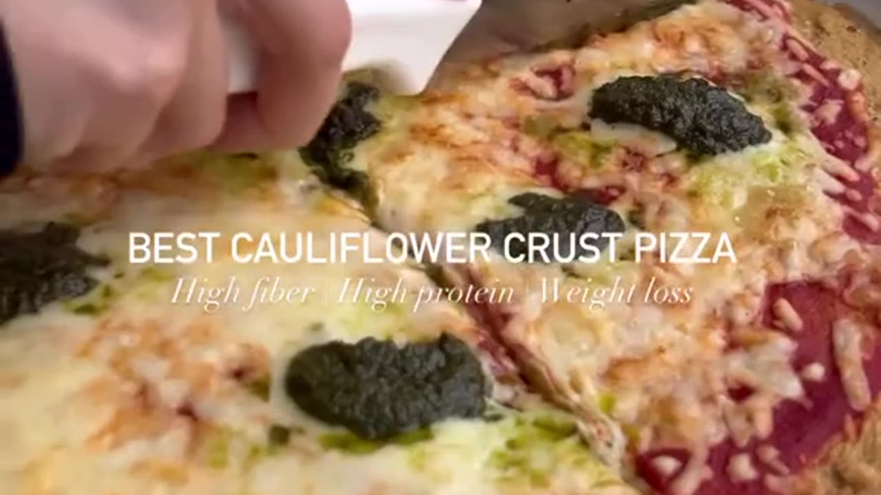 CAULIFLOWER CRUST PIZZA
